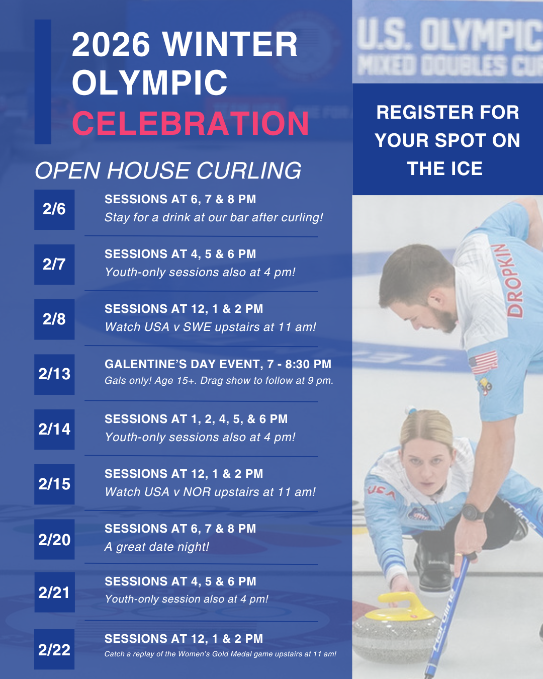 Open House Curling - all Oly-5