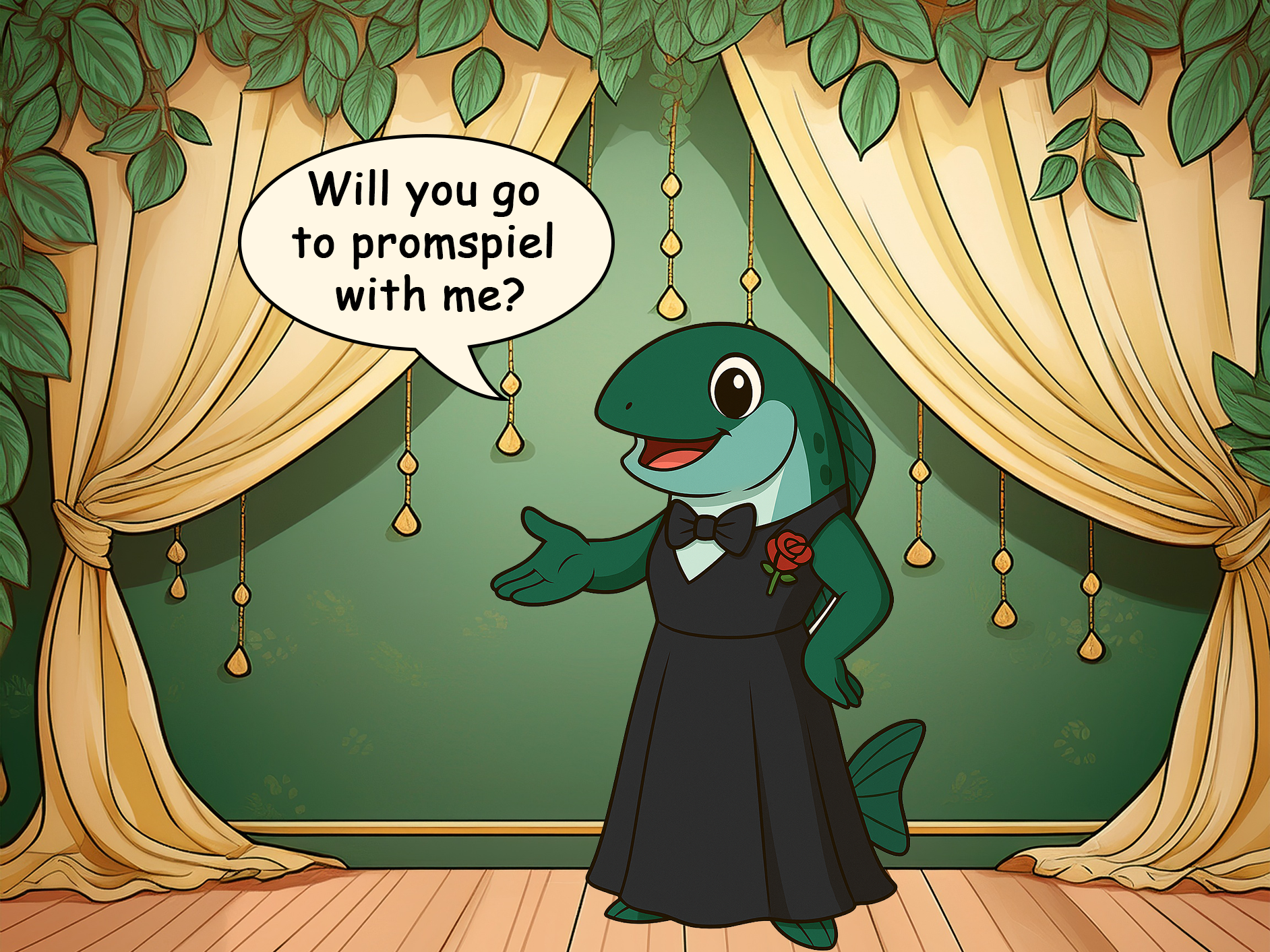 Green and Gold Promspiel